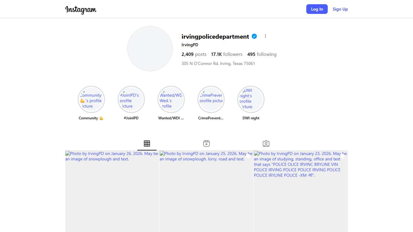 IrvingPD (@irvingpolicedepartment) • Instagram photos and videos